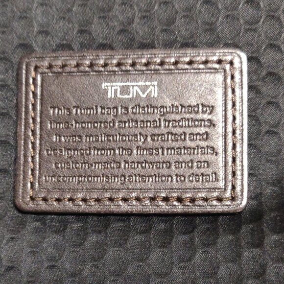 Tumi Alpha Bravo Beale Mini Messenger Bag Black Canvas - Picture 4 of 10